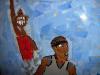 Allen Iverson Glass Mural Time Waits