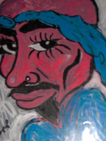 Tupac Closeup Print